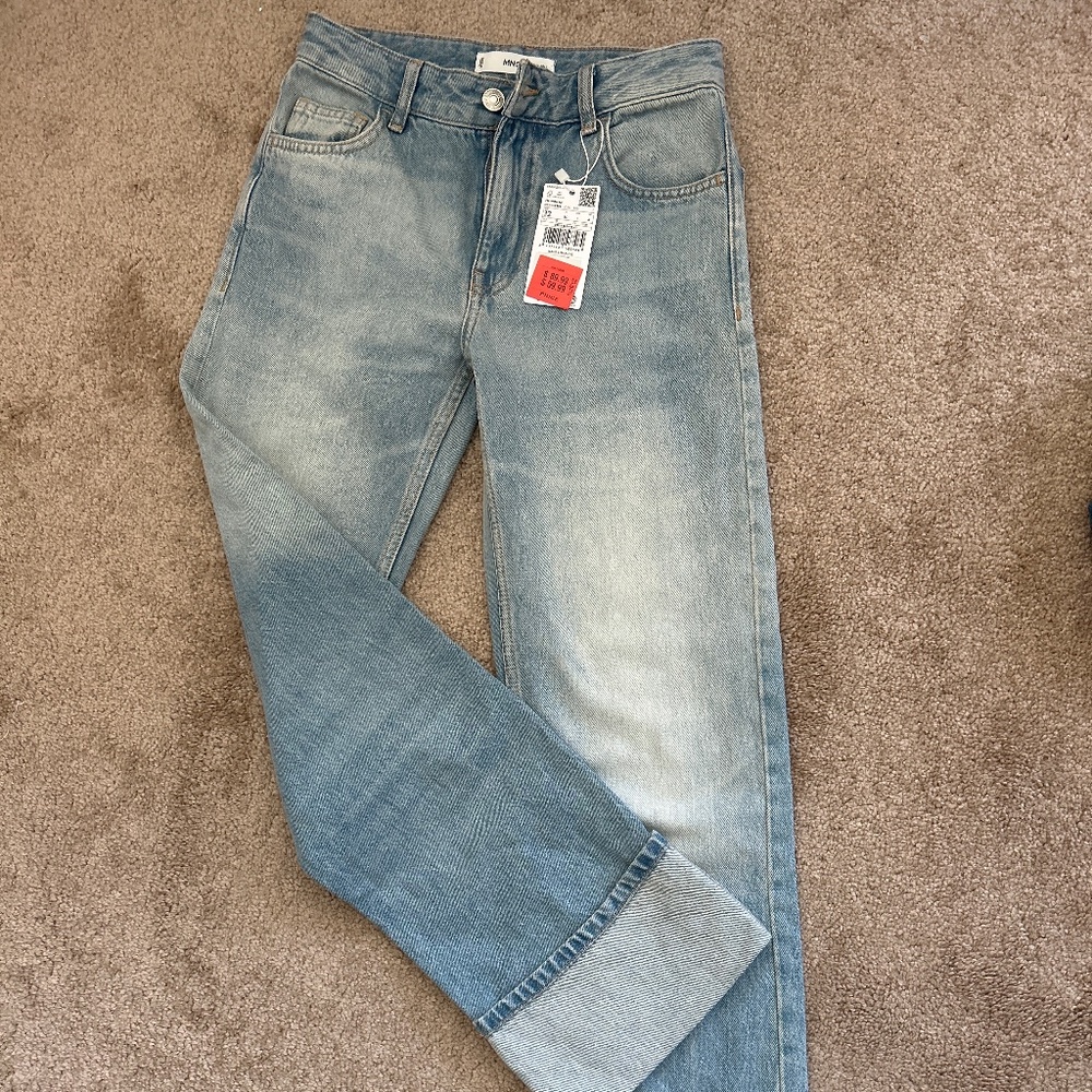 NWT Mango Straight Leg Jeans
